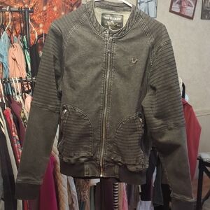True Religion Dark Gray Denim Jacket